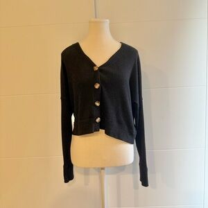 Abercrombie & Fitch | Women's small Black Cardigan Sweater with buttons